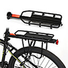Bike Cargo Rack Rear Rack Max Load 130kg Adjustable Wearproof Quick Release Aluminum Alloy Road Bike Mountain Bike MTB Road Cycling - Black