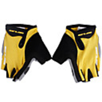Bike Cycling Half-finger Gloves(yellow)