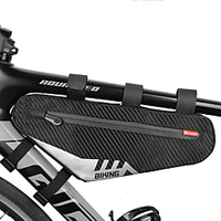 Bike Frame Bag Top Tube Waterproof Portable Quick Dry Bike Bag PU Leather Bicycle Bag Cycle Bag Cycling Outdoor Exercise miniinthebox