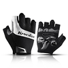 Bike Gloves / Cycling Gloves Anti-Slip Breathable Durable Fingerless Gloves Sports Gloves Mesh Black Blue for Adults