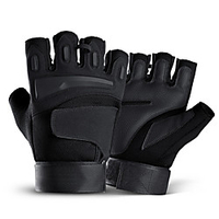 Bike Gloves / Cycling Gloves Anti-Slip Breathable Wearable Fingerless Gloves Sports Gloves Black Red Blue for Adults