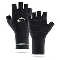 Bike Gloves / Cycling Gloves Anti-Slip Sunscreen Breathable Quick Dry Fingerless Gloves Sports Gloves White Black Grey for Adults