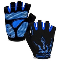 Bike Gloves / Cycling Gloves Anti-Slip Warm Breathable Fingerless Gloves Sports Gloves White Black Pink for Adults