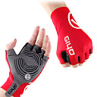 Bike Gloves / Cycling Gloves Breathable Anti-Slip Wearable Stretchy Fingerless Gloves Sports Gloves Black Orange Green for Outdoor Exercise Cycling / Bike