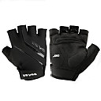 Bike Gloves / Cycling Gloves Mountain Bike Gloves Mountain Bike MTB Road Bike Cycling Breathable Padded Anti-Slip Wearproof Fingerless Gloves Half Finger Sports Gloves Leather Mesh Silicone Gel Black