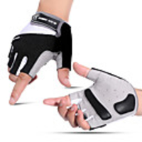 Bike Gloves / Cycling Gloves Mountain Bike MTB Breathable Anti-Slip Sweat-wicking Protective Fingerless Gloves Half Finger Sports Gloves Black Red Blue for Adults