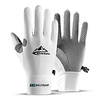 Bike Gloves / Cycling Gloves Touch Gloves Lightweight Sunscreen Breathable Quick Dry Full Finger Gloves Sports Gloves White for Adults