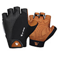 Bike Gloves / Cycling Gloves Touch Gloves Reflective Breathable Wearable Skidproof Fingerless Gloves Sports Gloves Lycra Black / Yellow for Adults