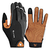 Bike Gloves / Cycling Gloves Touch Gloves Reflective Breathable Wearable Skidproof Full Finger Gloves Sports Gloves Lycra Black / Yellow for Adults