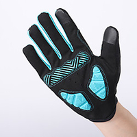 Bike Gloves / Cycling Gloves Warm Breathable Full Finger Gloves Sports Gloves Green Grey Red for Adults