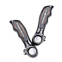 Bike Handlebar / 123 mm Adjustable Cycling Durable Mountain Bike MTB Cycling White Black