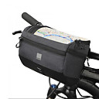 Bike Handlebar Bag 6.2 inch Cycling for Dark Gray Bike / Cycling