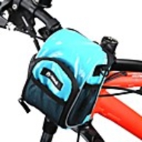 Bike Handlebar Bag Rain Waterproof Cycling Anti-Slip Bike Bag leatherette Bicycle Bag Cycle Bag Outdoor Exercise
