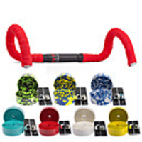 Bike Handlebar Tape Cycling Wearproof Skidproof Comfortable Safety For Road Bike Cycling Bicycle Nylon Black Red 1 pcs
