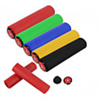 Bike Handlerbar Grips For Road Bike Mountain Bike MTB Cycling Bicycle Black Yellow Red 1 PAIR