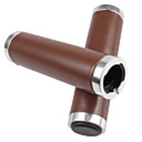 Bike Handlerbar Grips Retro Comfortable Durable For Road Bike Mountain Bike MTB Fixed Gear Bike Cycling Bicycle Soft Leather Brown