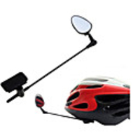 Bike Helmet Mirror 360°Rolling / Rotatable Retractable Ergonomic Design Cycling Bicycle motorcycle Bike ABS Black 1 pcs Road Bike Recreational Cycling