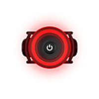Bike Light Bike Glow Lights Safety Light Bicycle Cycling Smart Induction Super Bright Professional USB Charging Output 8 lm Red Camping / Hiking / Caving Cycling / Bike Hunting / IPX 6 / ABS
