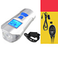 Bike Light Front Bike Light Bike Horn Light Mountain Bike MTB Bicycle Cycling Waterproof Super Brightest Safety Wide Angle USB 200 lm White Camping / Hiking / Caving Cycling / Bike / ABS