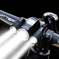 Bike Light Front Bike Light Headlight LED Bicycle Cycling Waterproof Multiple Modes Super Bright Adjustable 1900 lm Rechargeable 18650 lithium battery White Cycling / Bike / Aluminum Alloy miniinthebox