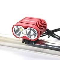 Bike Light Waterproof Rechargeable 2000 lm LED LED 0 Emitters 3 Mode with Battery and Charger Waterproof Rechargeable Impact Resistant Camping / Hiking / Caving Everyday Use Cycling / Bike