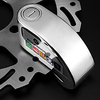 Bike Locks Outdoor Protective Anti Theft Alarm Sound For Mountain Bike MTB Recreational Cycling Cycling Bicycle Alloy White 1 pcs