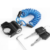 Bike Locks Portable Locking Security For Road Bike Mountain Bike MTB Folding Bike Recreational Cycling Cycling Bicycle Aluminium alloy Black Black / Blue Silver / Black miniinthebox