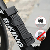 Bike Locks Portable Locking Security For Road Bike Mountain Bike MTB Folding Bike Recreational Cycling Cycling Bicycle Metal Black miniinthebox