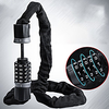 Bike Locks Portable Locking Security For Road Bike Mountain Bike MTB Folding Bike Recreational Cycling Cycling Bicycle Metal Black Rough Black BlackWhite miniinthebox