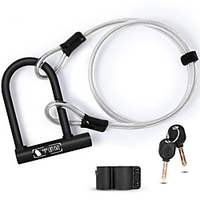 Bike Locks Portable Locking Security For Road Bike Mountain Bike MTB Folding Bike Recreational Cycling Cycling Bicycle Zinc Alloy Carbon Steel BlackSliver White Black miniinthebox