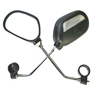 Bike Mirror Rear View Mirror Handlebar Bike Rear View Mirror Adjustable Durable Easy to Install Cycling Bicycle motorcycle Bike Mix Black 2 pcs Road Bike Mountain Bike MTB miniinthebox