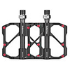 Bike Pedals Cycling Wearproof Durable 1 Bearing Aluminum Alloy for Cycling Bicycle Road Bike Mountain Bike MTB Black