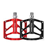 Bike Pedals Cycling Wearproof Durable Aluminum Alloy Cr-Mo for Cycling Bicycle Mountain Bike MTB Black