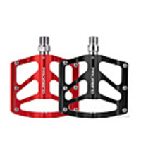 Bike Pedals Cycling Wearproof Durable Aluminum Alloy Cr-Mo for Cycling Bicycle Mountain Bike MTB Black