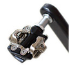 Bike Pedals Cycling Wearproof Durable Aluminum Alloy Cr-Mo for Cycling Bicycle Mountain Bike MTB Black