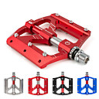 Bike Pedals Cycling Wearproof Durable Aluminum Alloy Cr-Mo for Cycling Bicycle Mountain Bike MTB Black