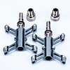 Bike Pedals Cycling Wearproof Durable Aluminum Alloy for Cycling Bicycle Road Bike Folding Bike Recreational Cycling Black