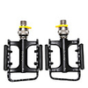 Bike Pedals Cycling Wearproof Durable Aluminum Alloy for Cycling Bicycle Road Bike Mountain Bike MTB Folding Bike Black
