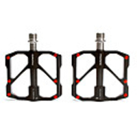 Bike Pedals Cycling Wearproof Durable Aluminum Alloy Titanium for Cycling Bicycle Mountain Bike MTB Black