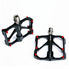 Bike Pedals Cycling Wearproof Durable Aluminum Alloy Titanium for Cycling Bicycle Road Bike Black