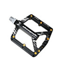 Bike Pedals Mountain Bike Pedals Flat Platform Pedals Sealed Bearing Lightweight Anti-Slip 3 Bearing Aluminum Alloy for Cycling Bicycle Road Bike Mountain Bike MTB Road Cycling Black