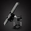 Bike Phone Mount 360°Rolling / Rotatable Adjustable / Retractable Anti-Slip for Road Bike Mountain Bike MTB Folding Bike Aluminium Alloy Cycling Bicycle Black 1 pcs