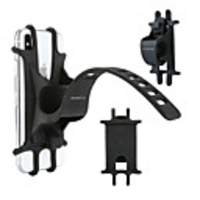Bike Phone Mount Adjustable Anti-Slip Anti-Shake / Damping for Road Bike Mountain Bike MTB Folding Bike Silicone Cycling Bicycle Black 1 pcs