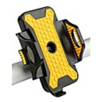 Bike Phone Mount Adjustable GPS For Cellphone for Road Bike Mountain Bike MTB BMX Stainless Steel Synthetic ABS iPhone X iPhone XS iPhone XR Cycling Bicycle Yellow 1 pcs