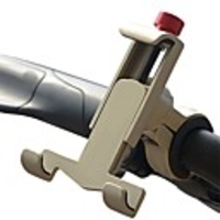 Bike Phone Mount For Cellphone,  360 Rotating Bike Silica Gel / Aluminum Alloy Gold / Black / Red