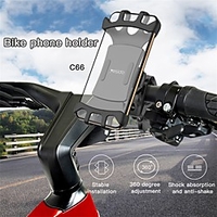 Bike Phone Mount Super Stable on Bumpy Road Motorcycle Phone Mount Universal Handlebar Bicycle Cell Phone Holder ATV Scooter Fit for iPhone 13 12 11 Pro Max 8 Plus Galaxy S20 S10 All Phones miniinthebox