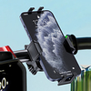 Bike Phone Mount Super Stable on Bumpy Road Motorcycle Phone Mount Universal Handlebar Bicycle Cell Phone Holder ATV Scooter Fit for iPhone 13 12 11 Pro Max 8 Plus Galaxy S20 S10 All Phones miniinthebox