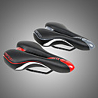 Bike Saddle / Bike Seat Breathable Comfort Cushion Hollow Design PU Leather Cycling Mountain Bike MTB Folding Bike Black / Red Grey / Thick / Ergonomic / Ergonomic / Thick