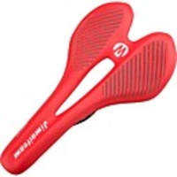 Bike Saddle / Bike Seat Comfort Hollow Design Carbon Fiber Cycling Road Bike Mountain Bike MTB Red