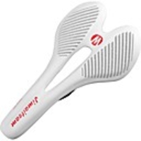 Bike Saddle / Bike Seat Comfort Hollow Design Carbon Fiber Cycling Road Bike Mountain Bike MTB White